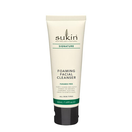 Sukin Signature Foaming Facial Cleanser 50ml - Gentle Gel Cleanser-Auzzi Store