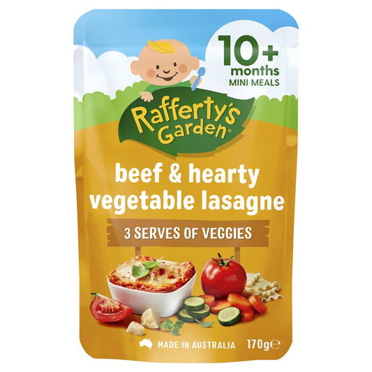Raffertys Garden 10+ Months Italian Lasagne 170g - Deliciously Nutritious-Auzzi Store