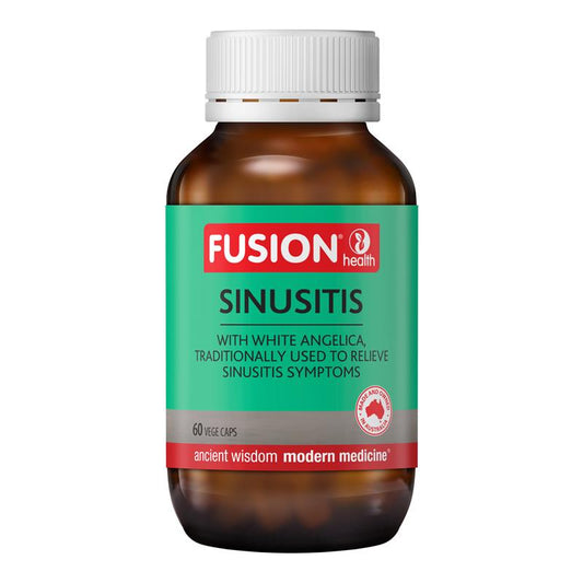 Fusion Sinusitis Relief 60 Veg Capsules – TCM Herbal Blend - Auzzistore