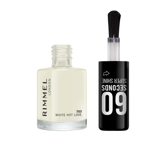 Rimmel 60 Seconds Nail Polish White Hot Love – view 2 - Auzzistore