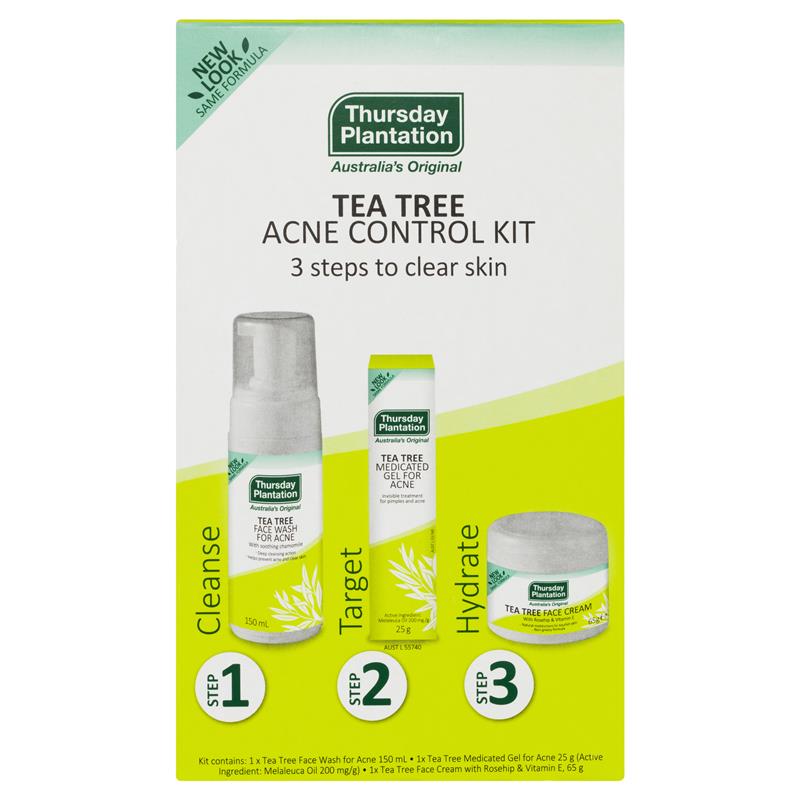 Thursday Plantation Tea Tree Clear Skin and Acne Control Pack - Auzzi Store
