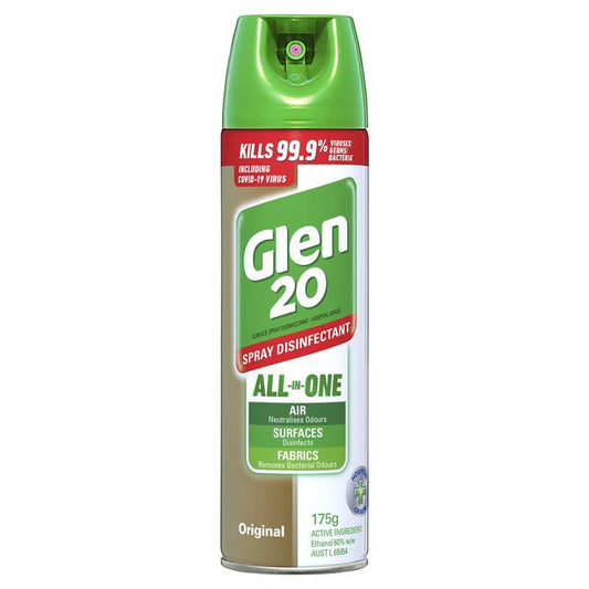 Glen 20 Surface Spray Disinfectant 175g - Powerful Germ Protection-Auzzi Store