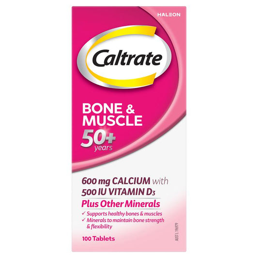 Caltrate Bone & Muscle 50+ Calcium & Vitamin D3, 100 Tablets – view 2