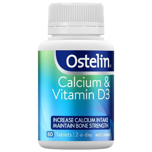 Ostelin Calcium & Vitamin D3 60 Tablets - Bone Health Support-Auzzi Store