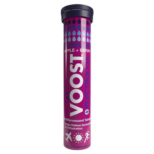 Voost Hydrate Apple + Berry Effervescent Tablets 20 Pack