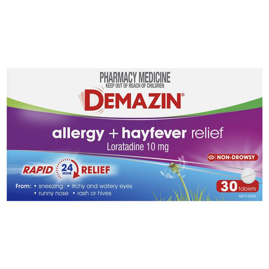 Demazin Allergy + Hayfever Relief Non-Drowsy - 30 Tablets – view 2