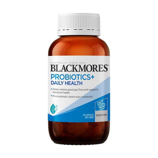 Blackmores Probiotics+ Daily Health 90 Capsules – 30 Billion CFU, 5 Strains