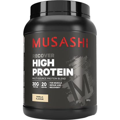 Musashi High Protein Vanilla Powder - 900g-Auzzi Store