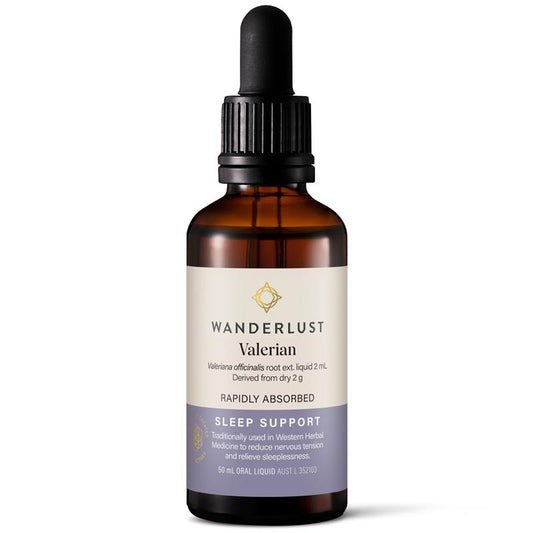 Wanderlust Valerian Liquid Extract 50ml - Natural Sleep Aid