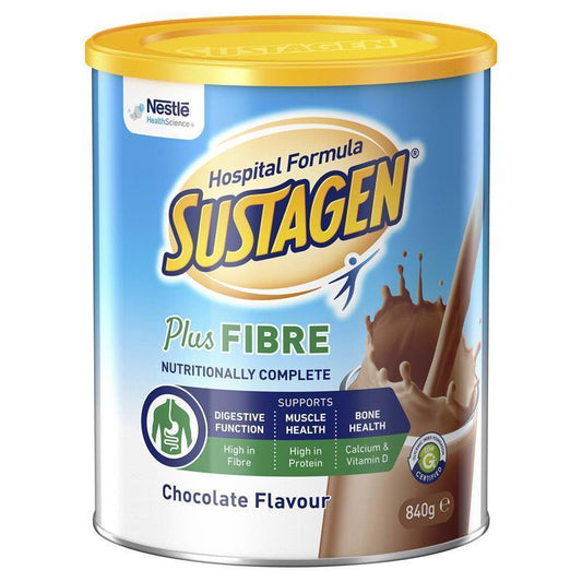 Sustagen Hospital Formula Plus Fibre Chocolate Supplement 840g