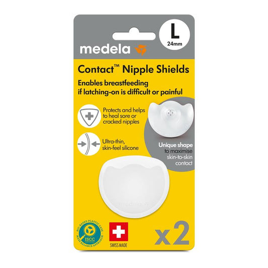 Medela Contact Nipple Shield Large (24mm) - Pack of 2 - Auzzistore