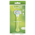 Gillette Venus Extra Smooth 5-Blade Razor Handle with 2 Refills