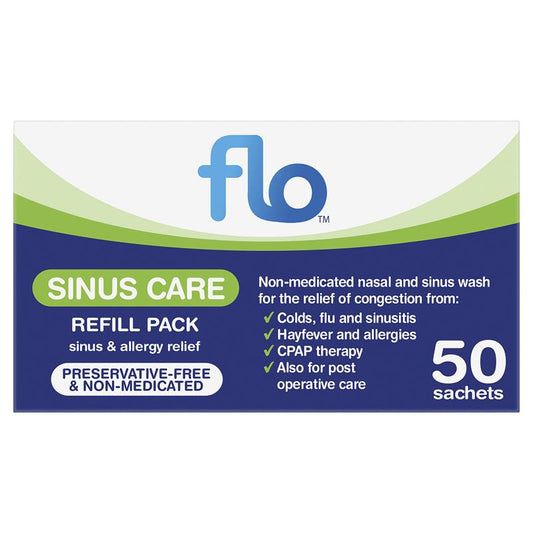 FLO Sinus Care Refill Pack - 50 Preservative-Free Sachets-Auzzi Store