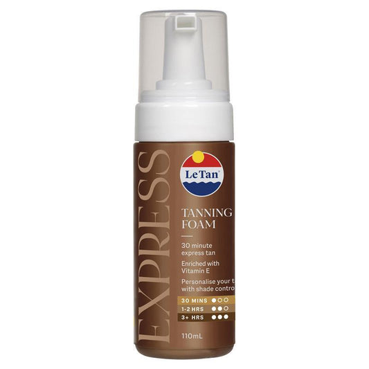 Le Tan Classic Express Self Tanning Foam - 110ml for a Natural Tan