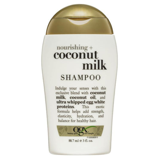 OGX Nourishing + Hydrating Coconut Milk Shampoo for Dry Hair - 88.7mL-Auzzi Store