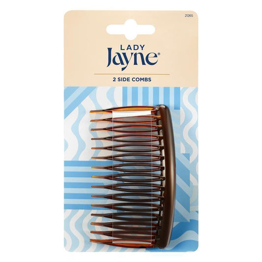 Lady Jayne Large Shell Side Comb - 2 Pack for Effortless Styling-Auzzi Store
