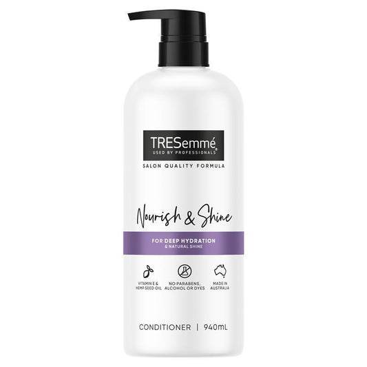 Tresemme Nourish & Shine Conditioner 940ml - Deep Hydration for Your Hair