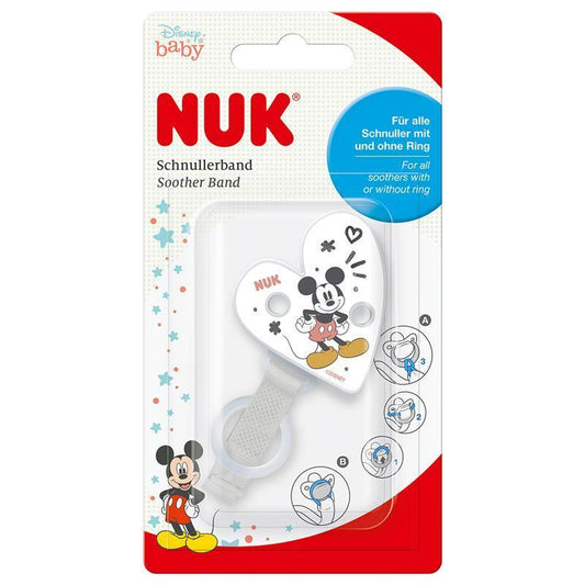 NUK Mickey Mouse Soother Band - Keep Soothers Close
