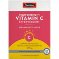 Swisse High Strength Vitamin C Effervescent Tablets 60, 1000mg, Strawberry, Vegan