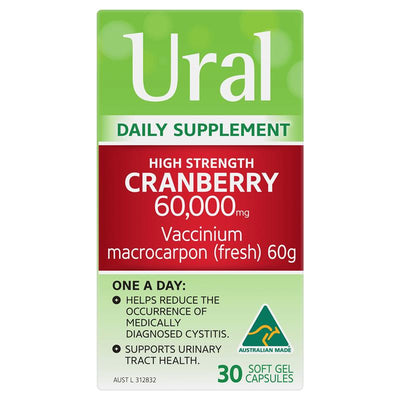 URAL High Strength Cranberry 60,000mg - 30 Capsules