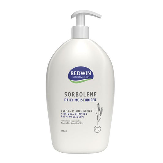 Redwin Sorbolene Daily Moisturiser 550ml - Gentle Hydration for All Skin Types