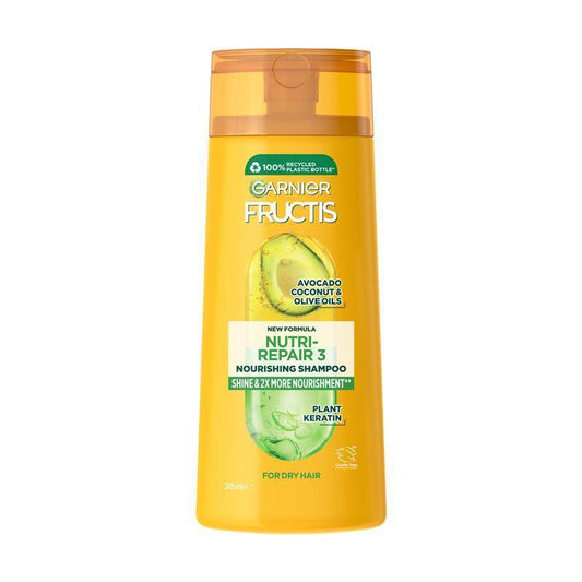 Garnier Fructis Nutri-Repair 3 Shampoo 315ml - Nourishment for Dry Hair - Auzzi Store