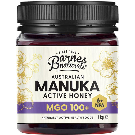 Barnes Naturals Australian Manuka Honey 1kg MGO 100+ - Pure & Authentic - Auzzi Store