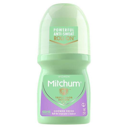 Mitchum Women’s Shower Fresh Roll-On Deodorant 50ml – 48Hr Protection