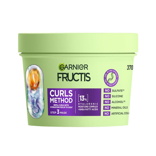Garnier Fructis Curls Method Mask 370ml - Ultimate Hydration