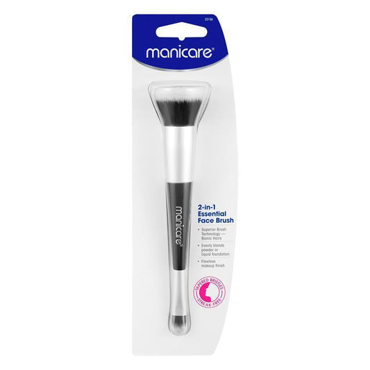 Manicare 2-In-1 Essential Face Brush - Your Makeup Must-Have