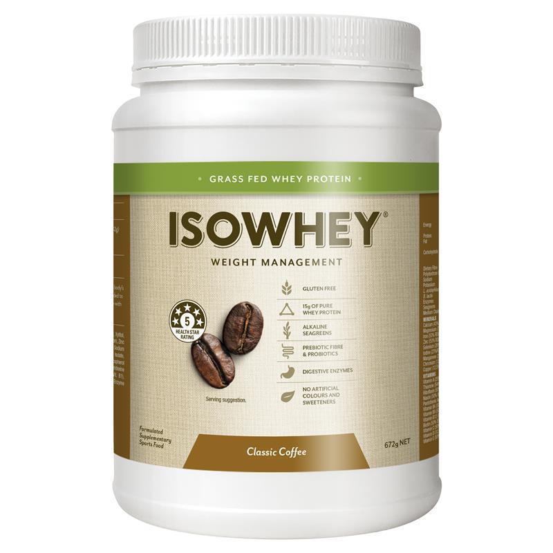IsoWhey Weight Management Complete Classic Coffee 672g - Natural Protein Boost-Auzzi Store