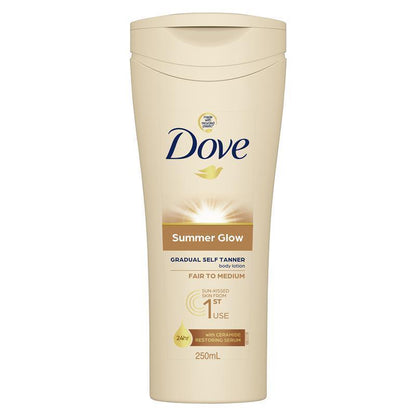 Dove Summerglow Body Lotion Fair to Medium Skin 250ml - Radiant Hydration-Auzzi Store