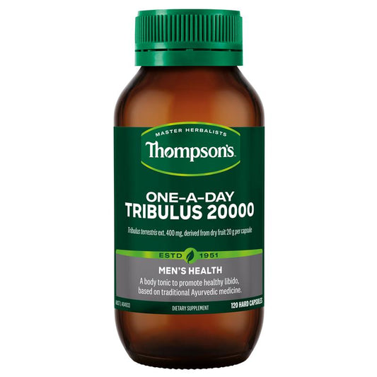 Thompson's One-A-Day Tribulus 20000mg 120 Capsules - Natural Libido Booster-Auzzi Store