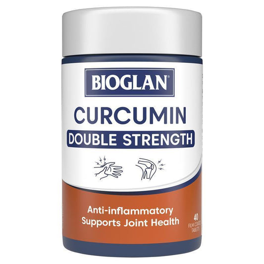 Bioglan Curcumin 1200mg Double Strength with BioPerine - 40 Tablets