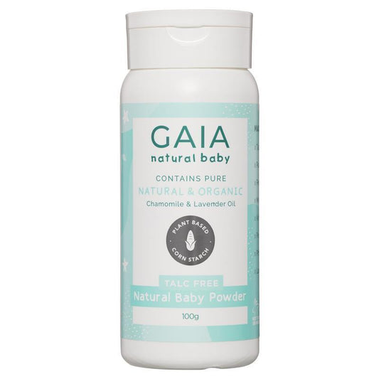 Gaia Natural Baby Powder 100g - Talc-Free & Soothing-Auzzi Store
