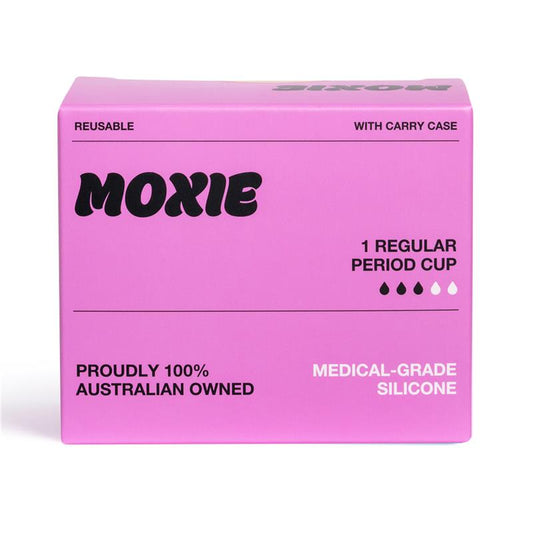 Moxie Regular Menstrual Cup with Purse-worthy Pod - Eco-Friendly & Comfortable - Auzzi Store