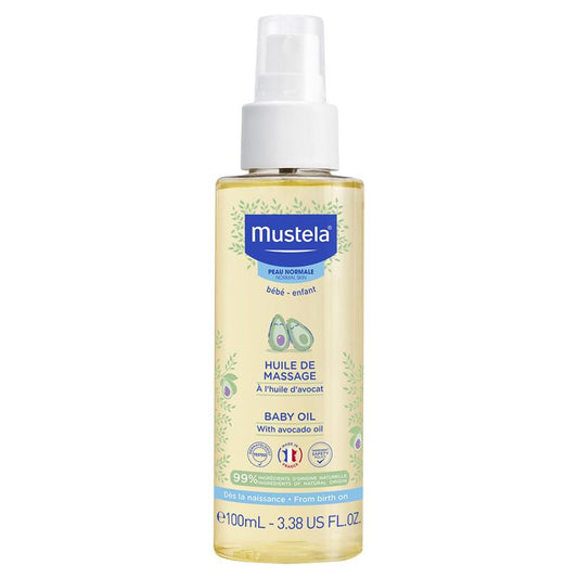 Mustela Baby Massage Oil 100ml - Nourishing & Soothing for Newborns - Auzzi Store