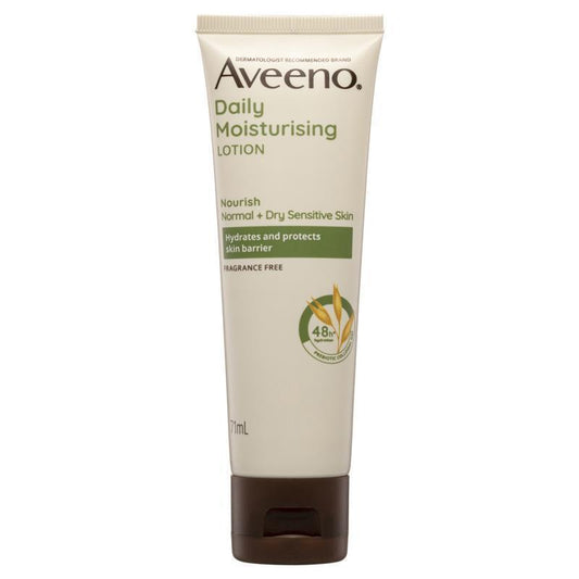 Aveeno Daily Moisturising Fragrance Free Body Lotion 71mL - Hydrate & Nourish Sensitive Skin - Auzzi Store