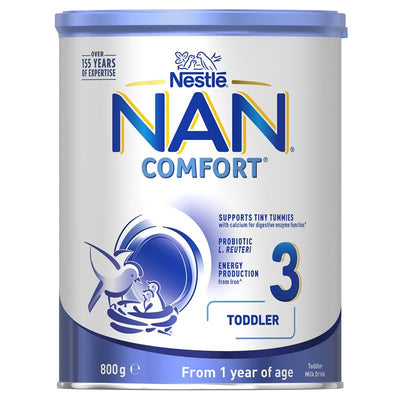 Nestle NAN COMFORT 3 Toddler Milk Drink Powder - 800g (1 Year+)