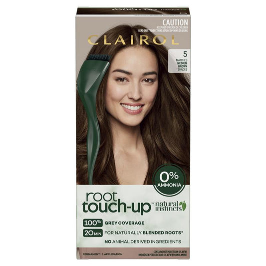 Clairol Root Touch Up Natural Instincts 5 Medium Brown - Permanent Hair Colour (35g) – view 2
