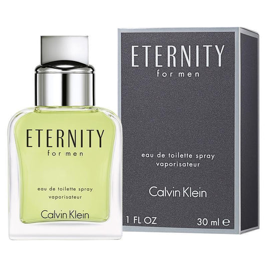 Calvin Klein Eternity for Men Eau de Toilette 30ml - A Classic Blend of Modern Sophistication - Auzzistore