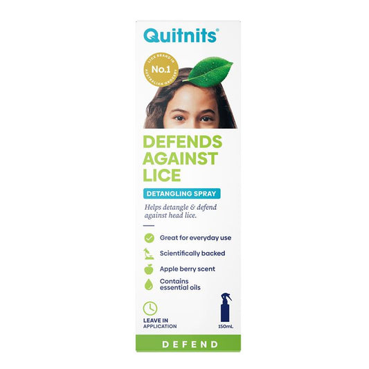 Quit Nits Detangling Defence Spray 150ml - Lice Prevention Made Easy-Auzzi Store