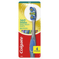 Colgate 360° Advanced Whole Mouth Health Medium Toothbrush - 4 Pack