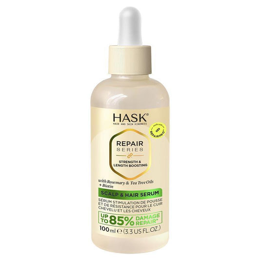 HASK RepairPro Longer & Stronger Scalp Serum 100ml - Natural Hair Strengthening Solution - Auzzistore
