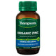 Thompson's Organic Zinc Supplement 180 Tablets – Immune & Skin Support
