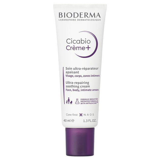 Bioderma Cicabio Crème+ Soothing and Hydrating Restorative Cream 40ml - Skin Recovery Innovation