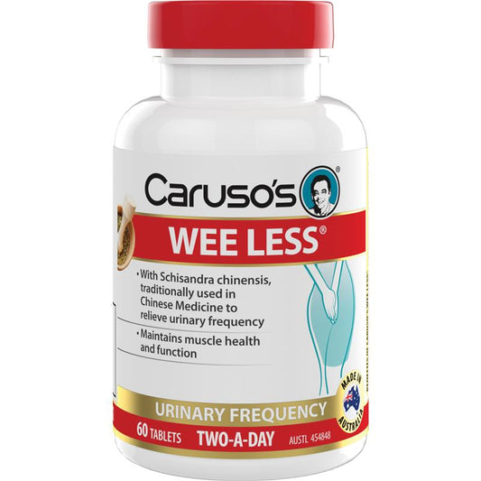 Caruso's Wee Less 60 Tablets - Natural Urinary Support