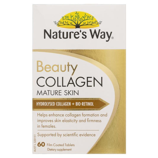 Nature's Way Beauty Collagen for Mature Skin - 60 Tablets - Auzzi Store