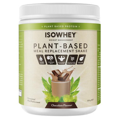 IsoWhey Plant-Based Meal Replacement Shake Chocolate - 550g