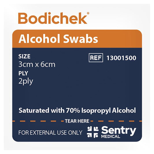 Bodichek Alcohol Swabs - 100 Pack - Auzzistore